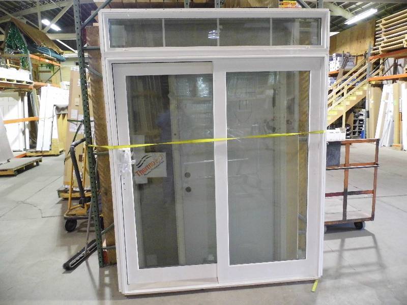 New Patio Door w Transom