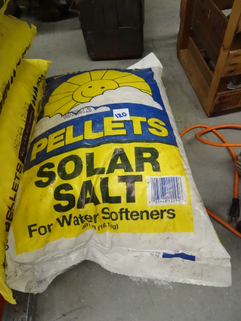2 Bags of Solar Salt Pellets 80 Lbs.