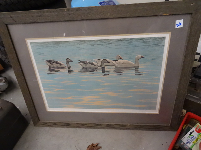 Goose Print Signed 89580