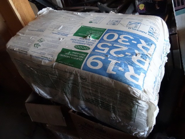 Bag of Blow in Insulation