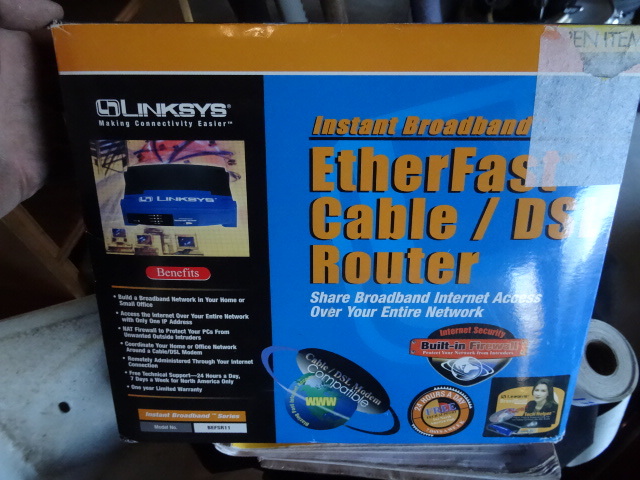 Ether Fast CableDSL Router Link Sys.
