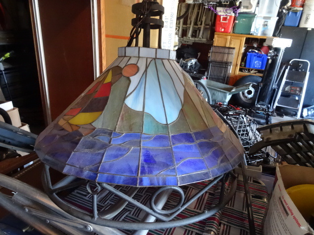 Stained Glass Chandelier 20