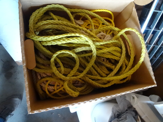 Box of Misc Rope