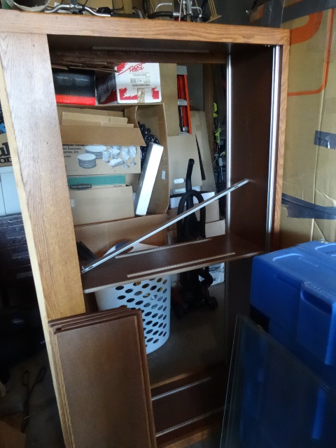Double Side Wood Cabinet