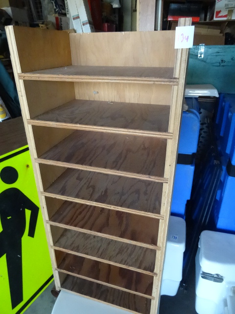Wood Shelf Unit 14 X 9 X 32