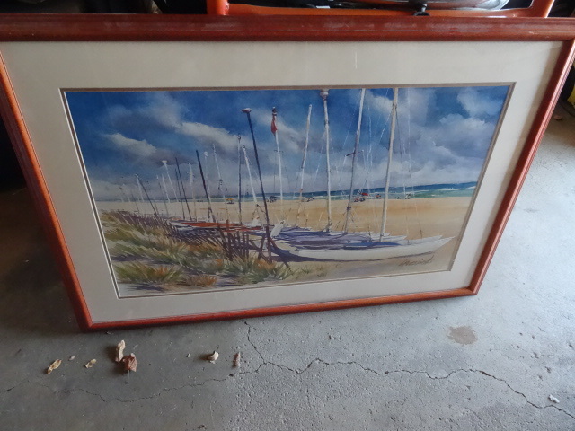 Sail Boat Print 40 X 27