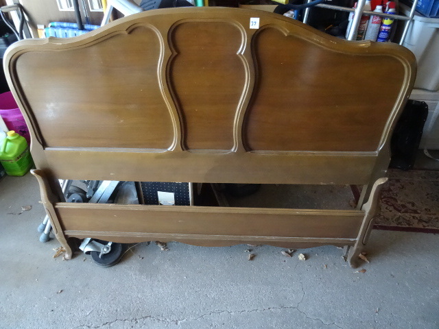 Vintage Foot Board and Head Board