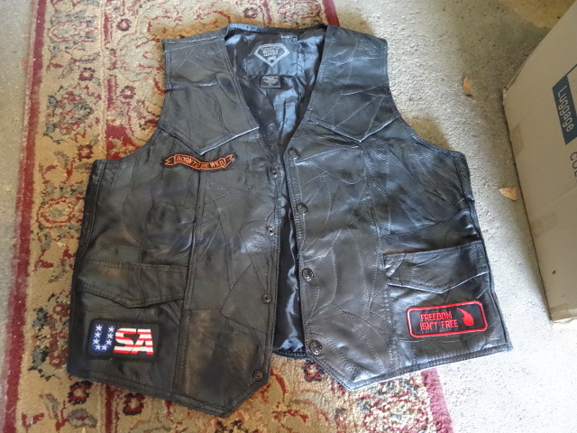 XL Leather Motorcycle Jacket