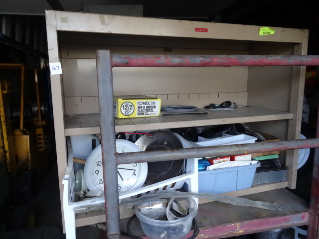 Metal Book Shelf No Contents