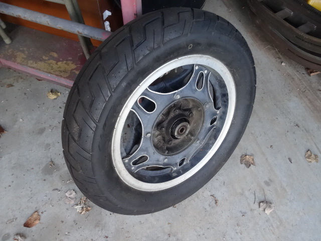 Motorcycle Tire and Rim 13090-16