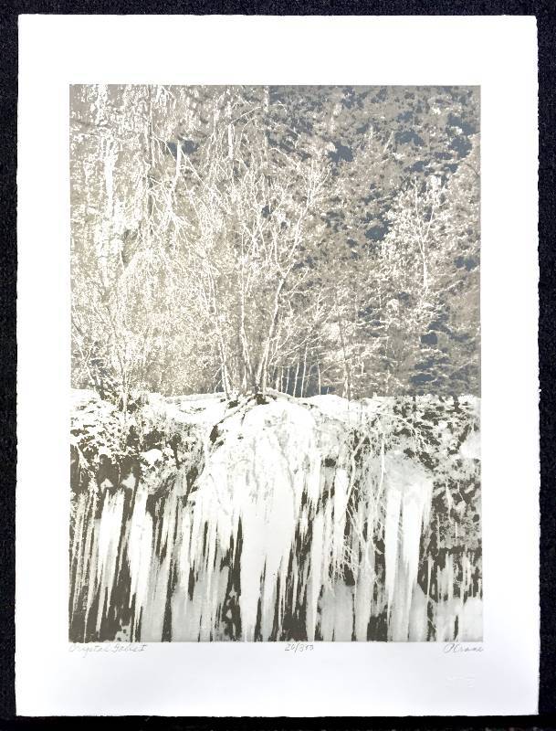 lot 2 image: Ultra Rare Collection Piece from Paula Crane Titled Crystal Falls 1