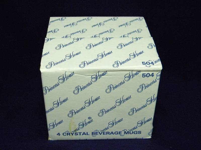 lot 249 image: Princess House Crystal Mugs