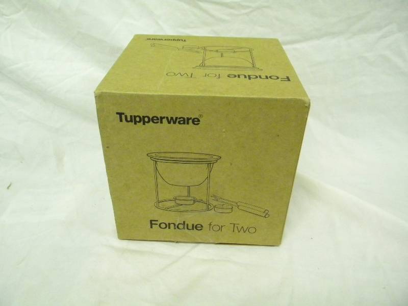lot 308 image: Tupperware Fondue For Two