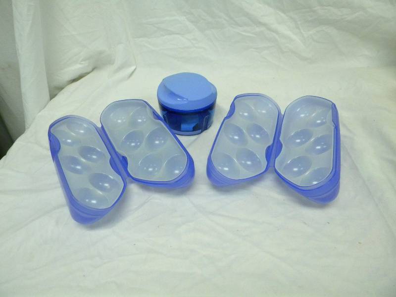 lot 341 image: Tupperware Egg Containers and Spinner