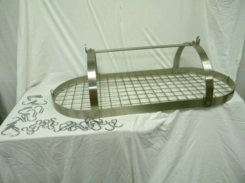 lot 360 image: Hanging Pot Rack