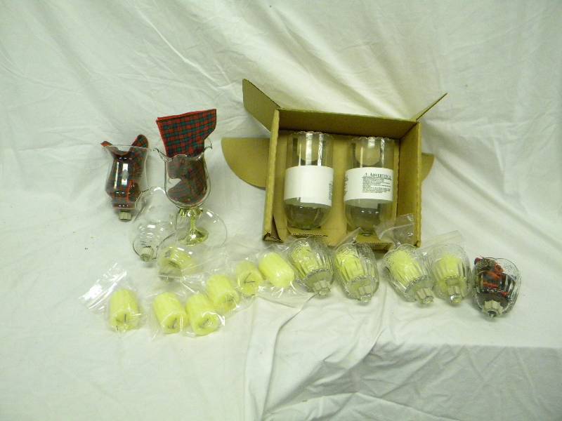 lot 400 image: Home Interiors Votive Candelabra Lot