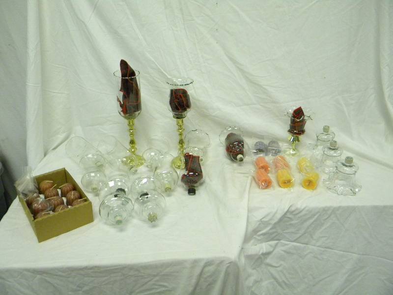 lot 402 image: Home Interiors Votive Candelabra Lot