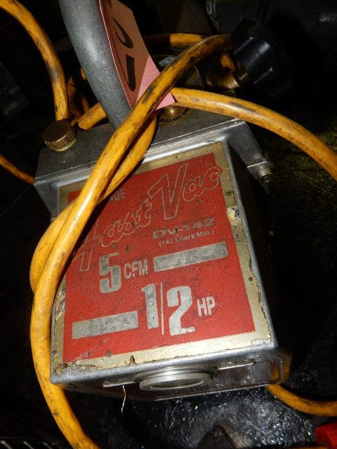 Fast Vac 12 H.P Deep Vacuum Pump
