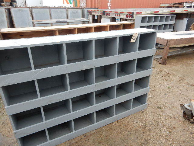 2, Storage bins.