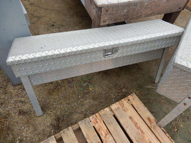 2, 48 in x 12in x 12in d Tool Boxes.. Aluminum