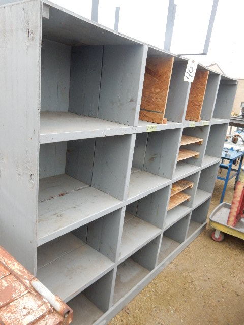 Large Wood Storage Unit,