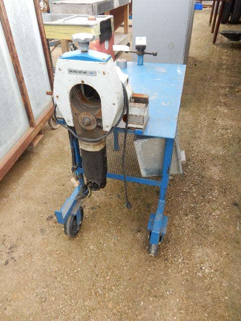 Steel Work Cart with George Fisher Pipe Cutter. George Fisher untested.  40in x 22in x 31in