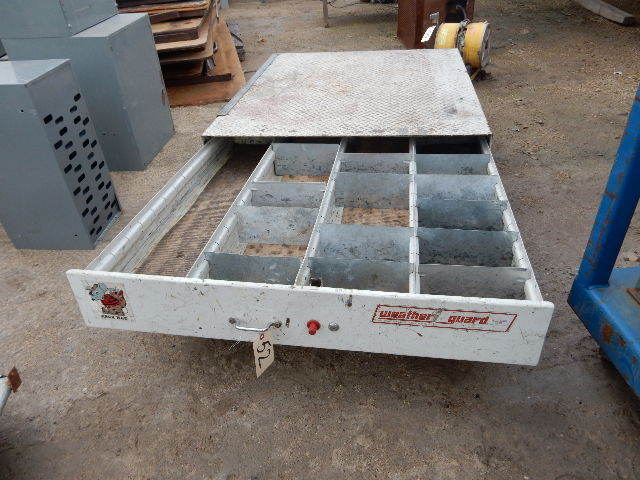 Weatherguard, PACK RAT job box.. Sliding.. No keys
