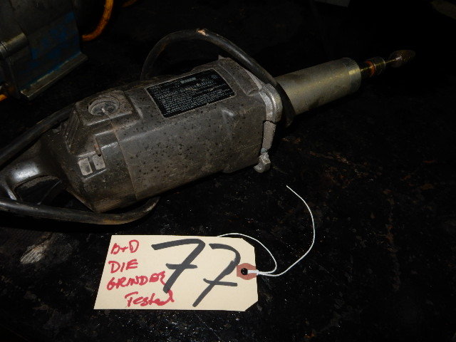 Black and Decker Die Grinder, Tested