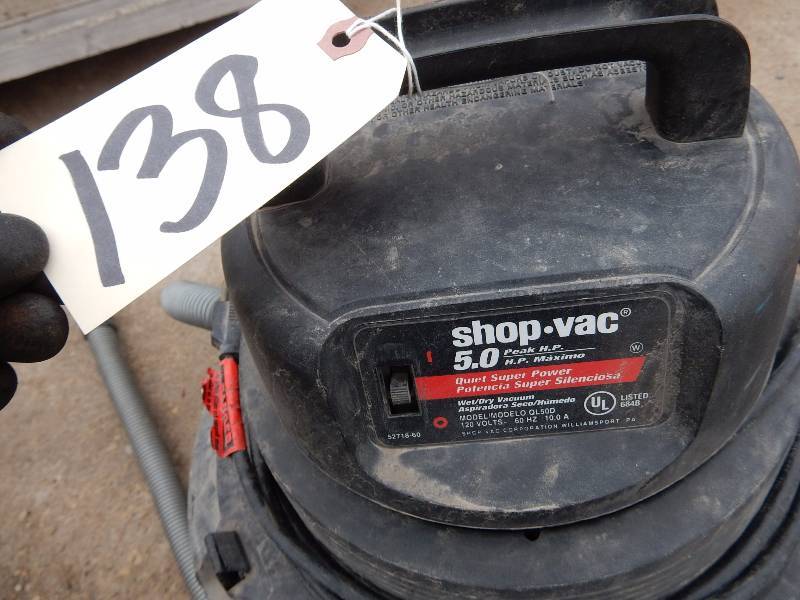 Shop Vac.. 5.0 H.P.