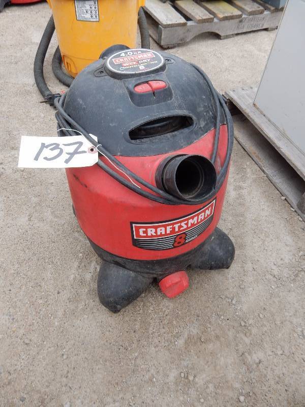 Craftsman, 4.0 H.P. 8 gallon Wet Dry Vac.