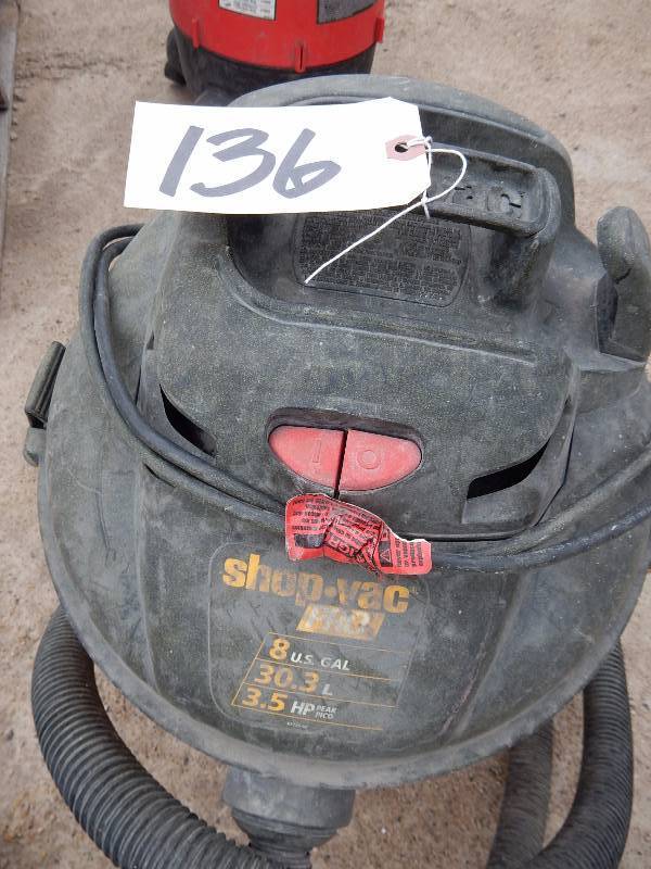 Shop Vac.. 8 Gallon, 3.5 H.P.