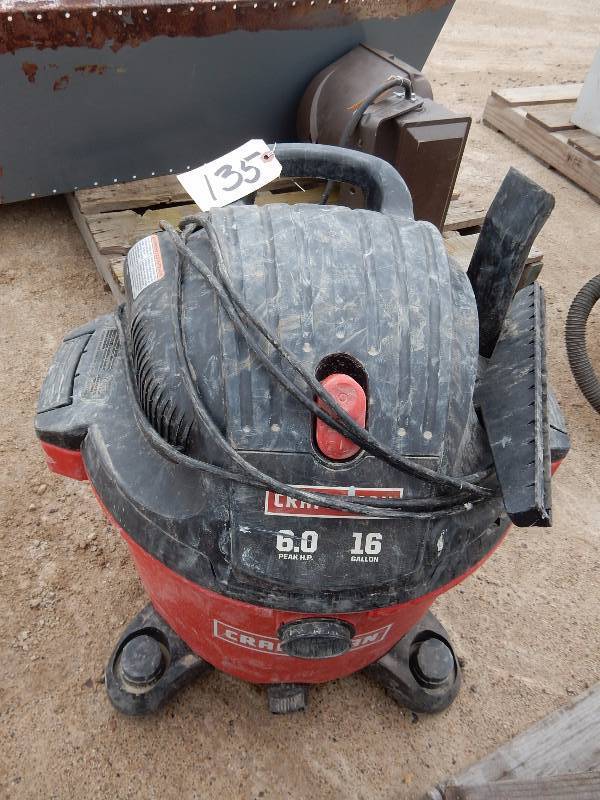 CRAFTSMAN, 6.0 H.P. 16 Gallon Wet Dry Vac.