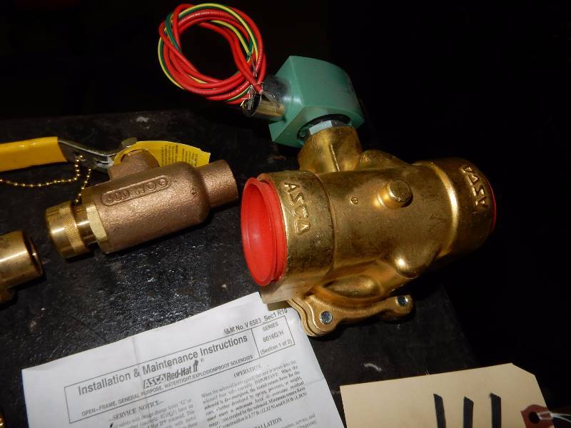 Misc. Shut off valves. Brass