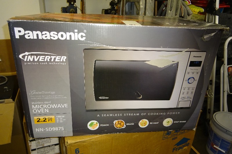Panasonic Counter Microwave stainless steel