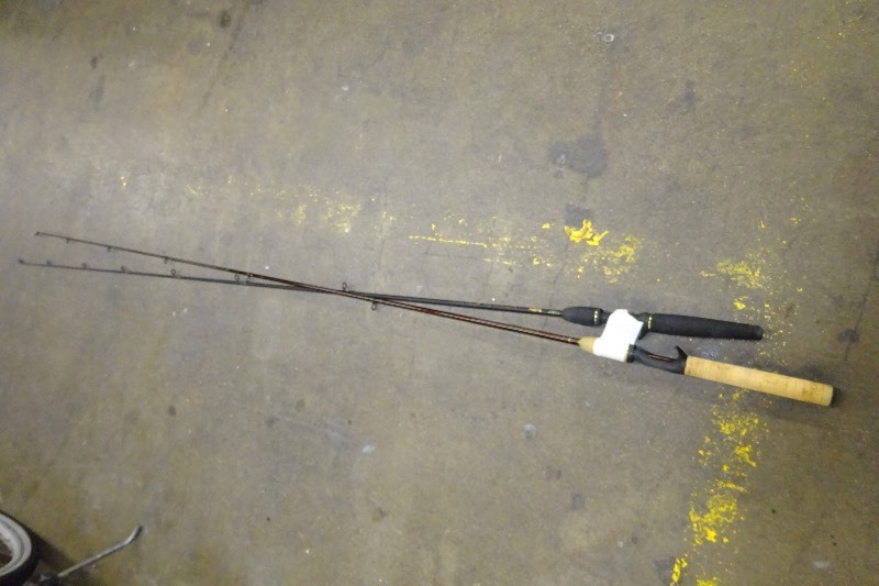 2 fishing poles