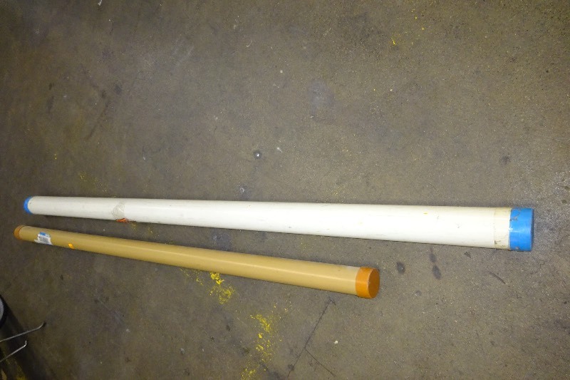 Fishing pole tubes