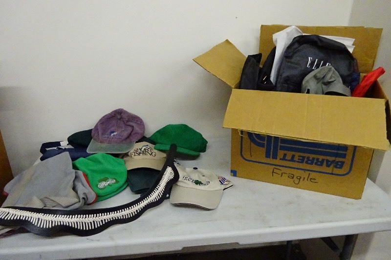 Misc hats, belts, bags