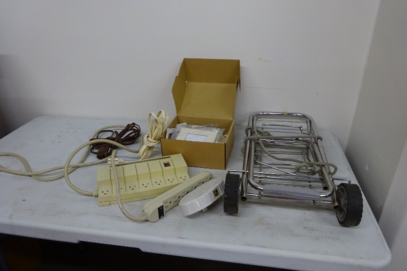 Luggage tote, Plug covers and extensions cord