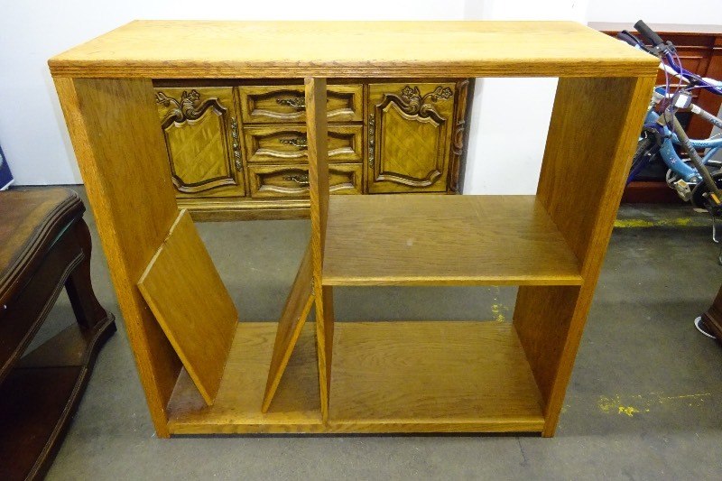 Wood TV stand