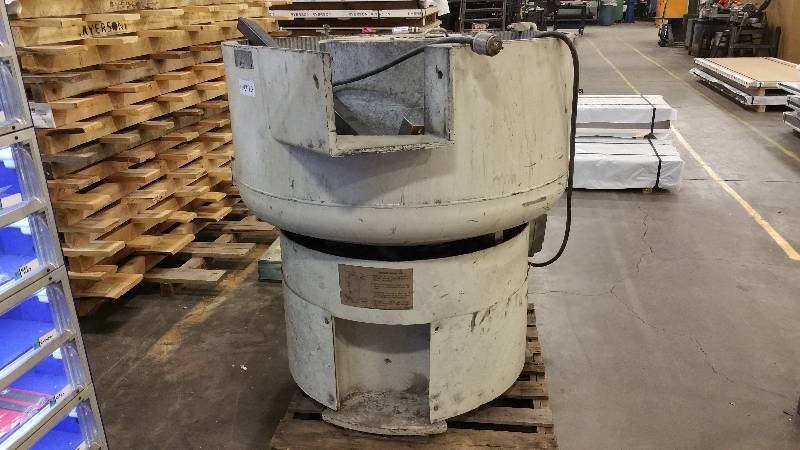 Almco Metal Finishing Bowl Machine