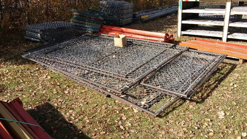 (10 Pieces) Chain Link Fence Panels