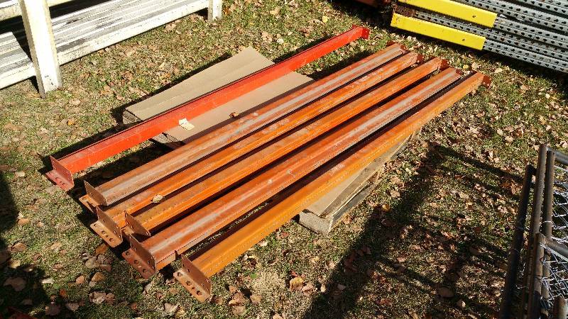 (6) Horizontal Beams - Industrial Pallet Racking