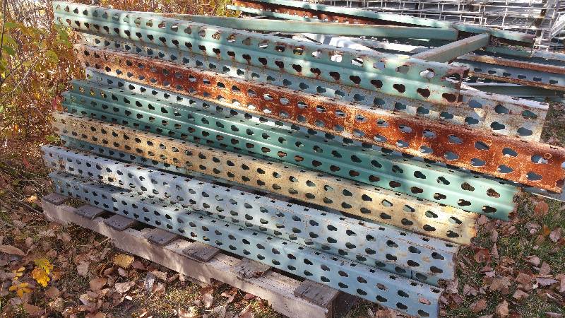 (11 Pieces) Upright Frames - Industrial Pallet Racking
