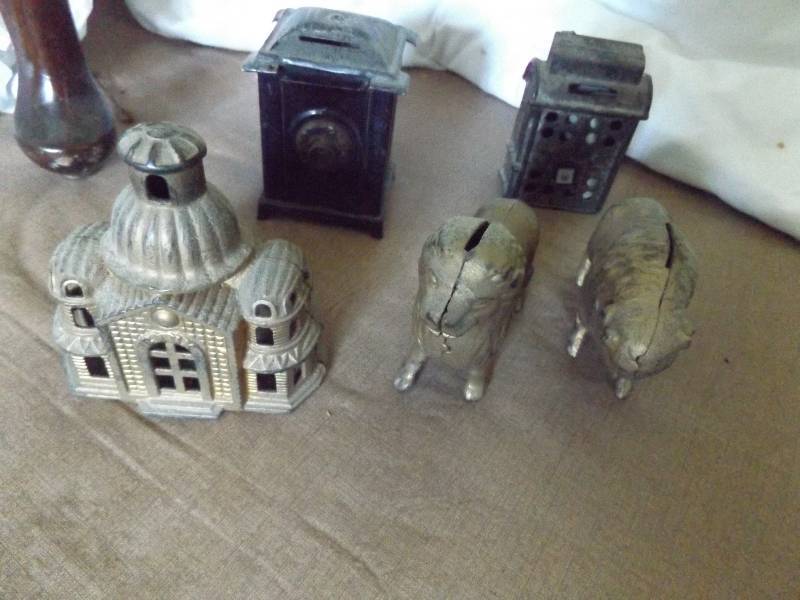 Collection of Metal Banks