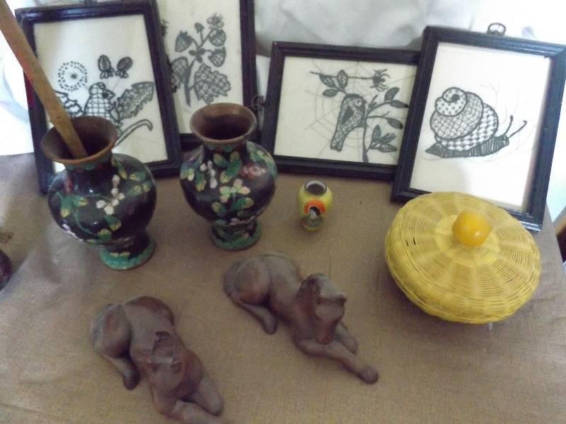 Vases, Basket, Horses, Wall Hangings