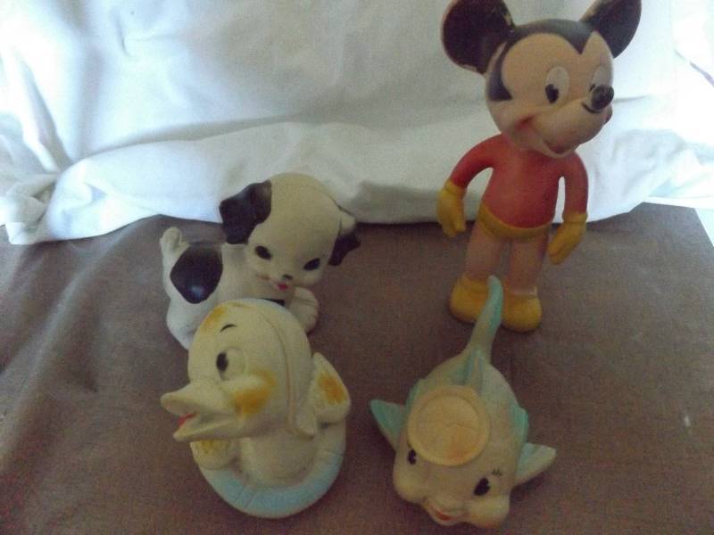 Vintage Rubber BathSqueak Toys