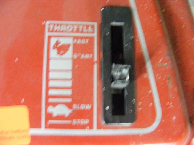 Garden Tiller and Gas Can