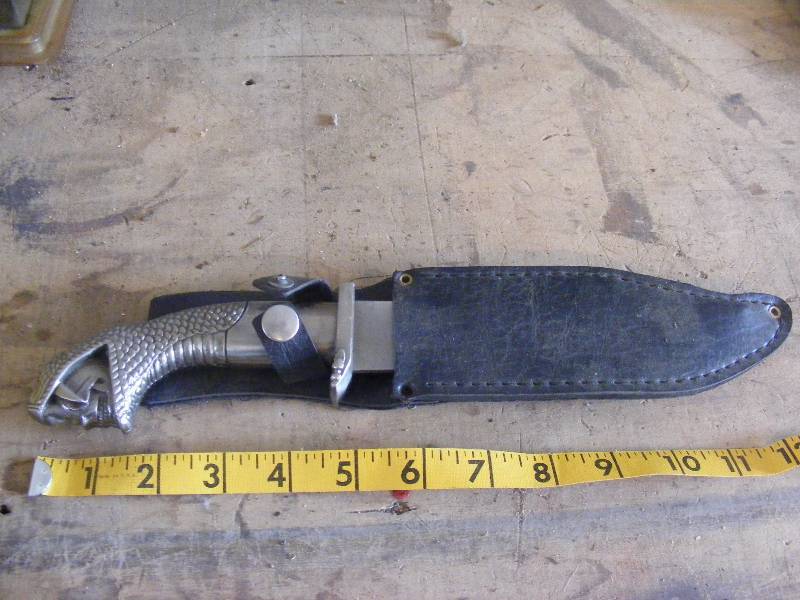 Skull and Snake Knife
