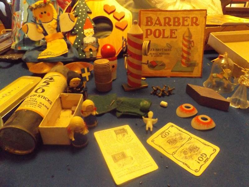 Wooden Toys, Bells, Pick-Up-Sticks