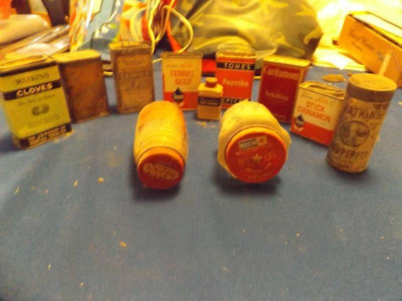 Vintage Spice Containers